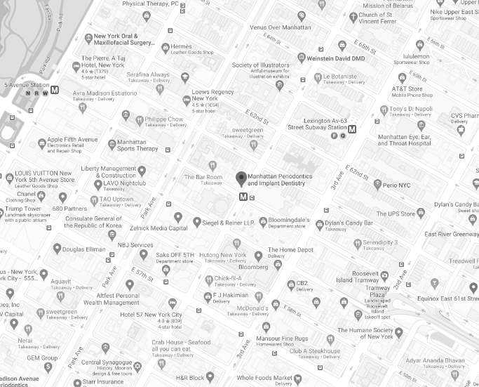 Directions to Periodontist NYC Dr. Rahmani